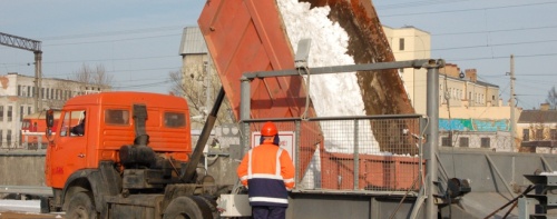 Система автоматизированного контроля оборота снежных масс на снегоплавильных пунктах